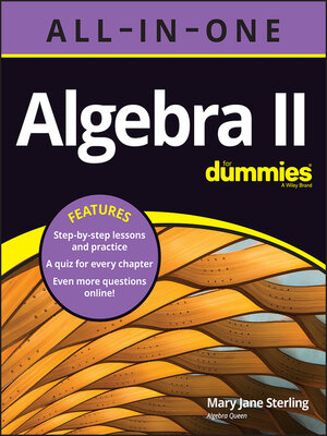 cover image of Algebra II All-in-One For Dummies